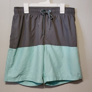 Grey Blue Swim Trunks Medium 32 - 34‎ Beach George A55